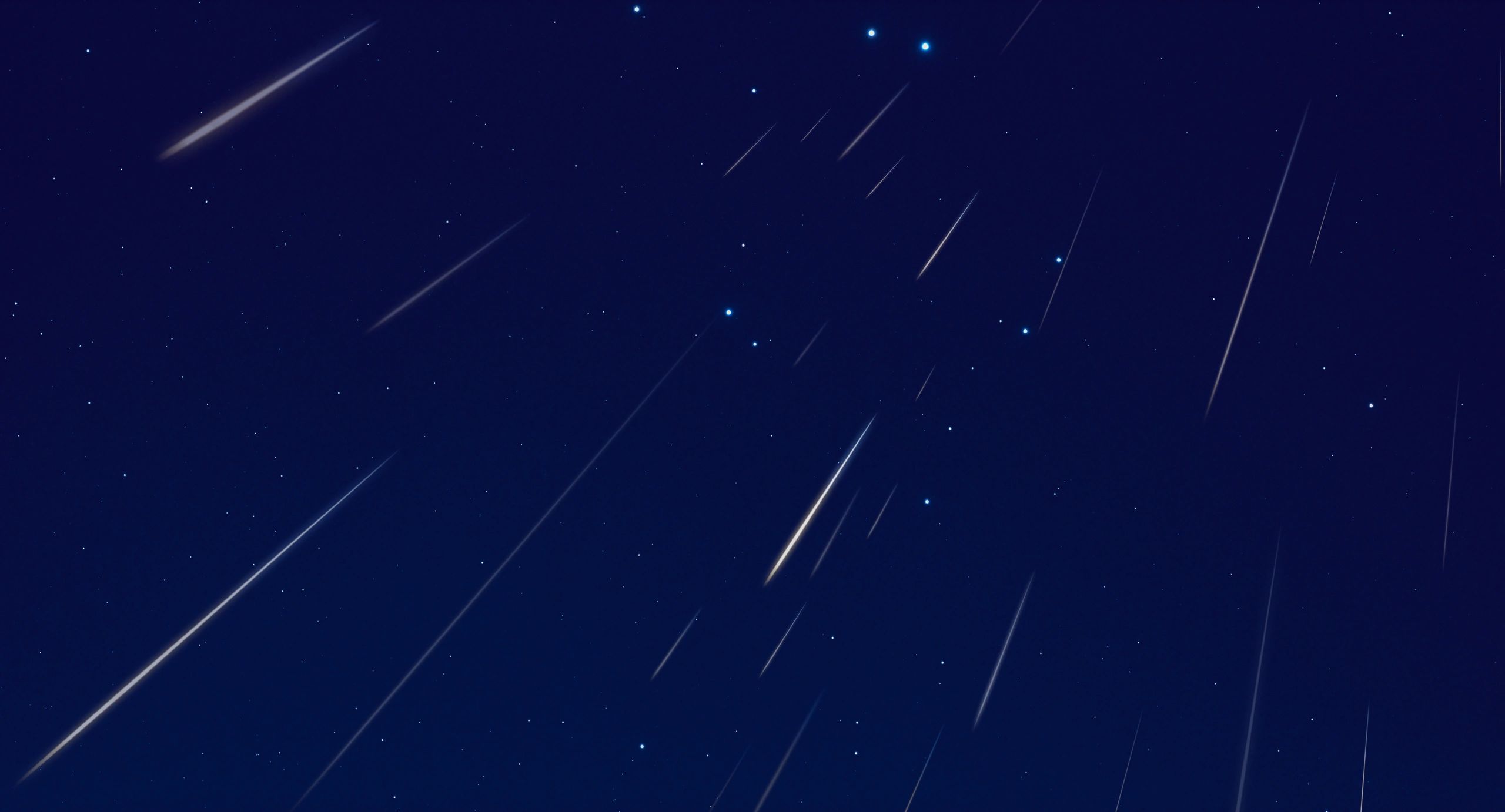 Milky Way and meteor shower visual